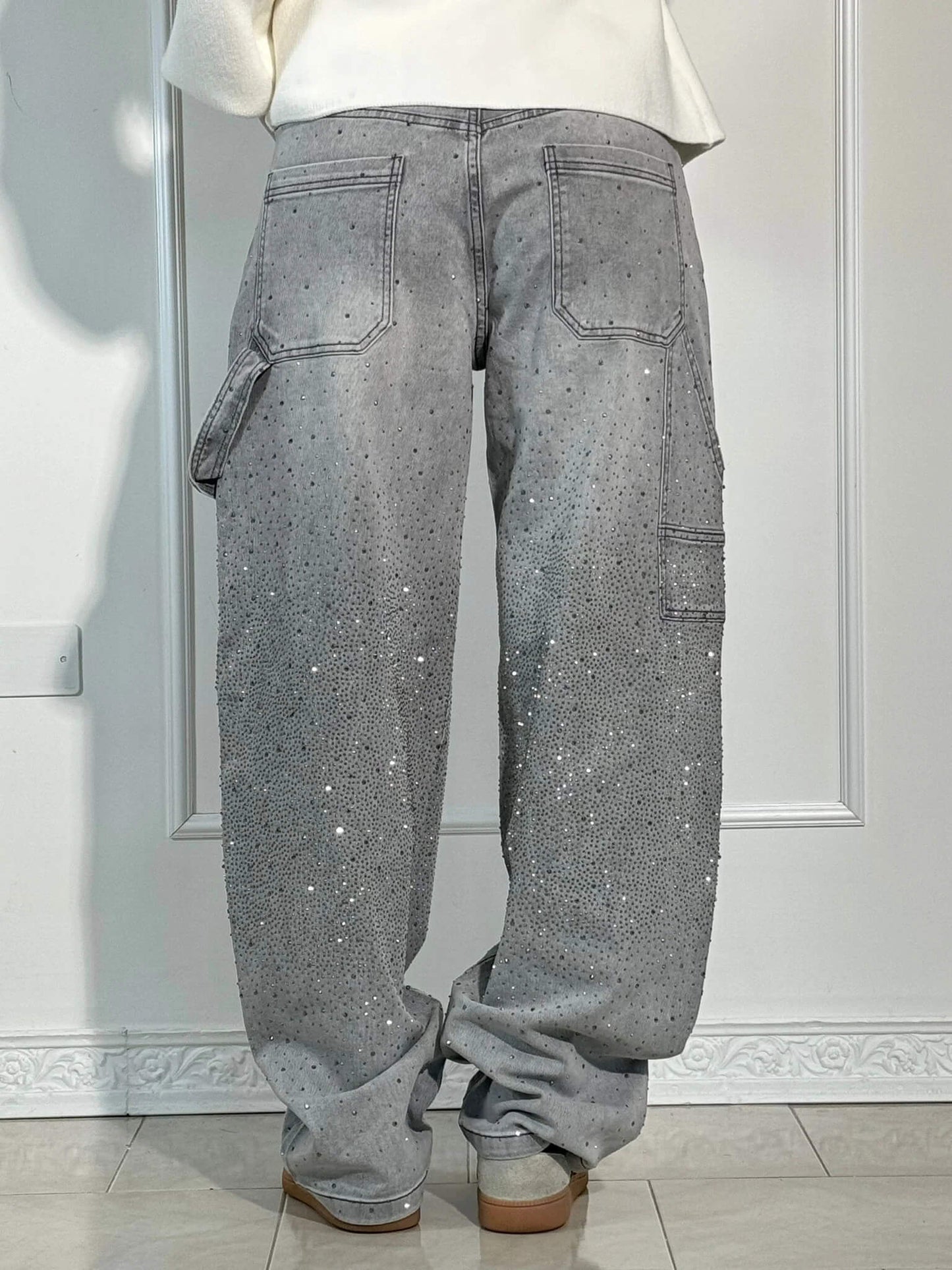 Stilla | Dekorativ Diamant Jeans