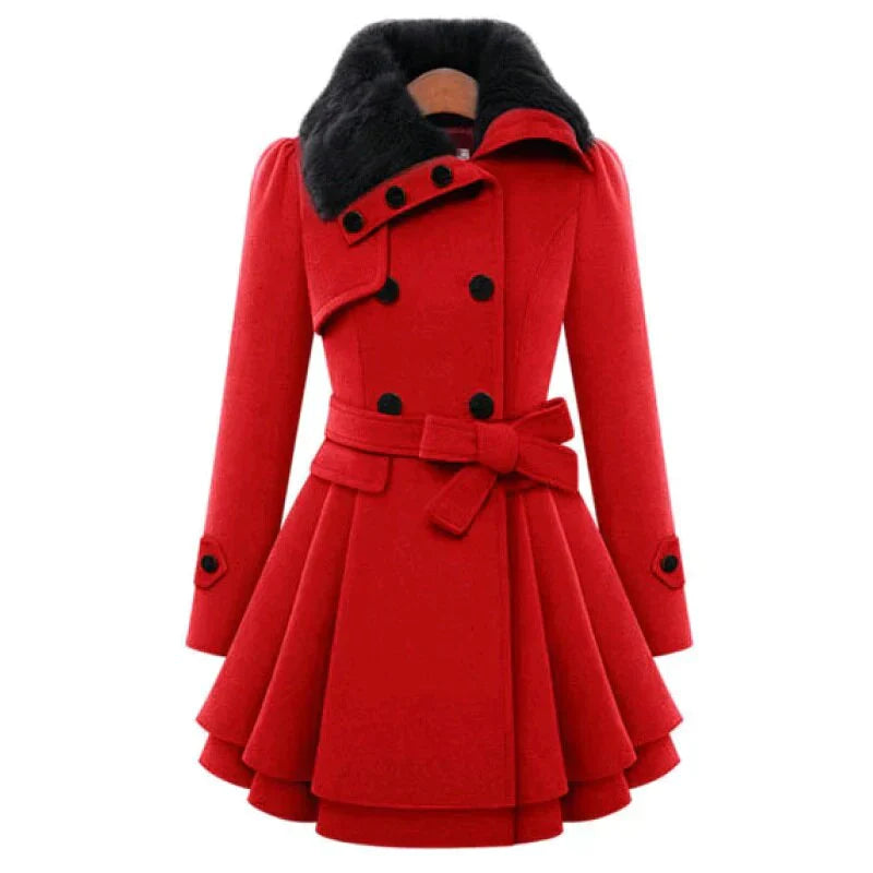 Stilla | Smart trenchcoat med vegansk pels