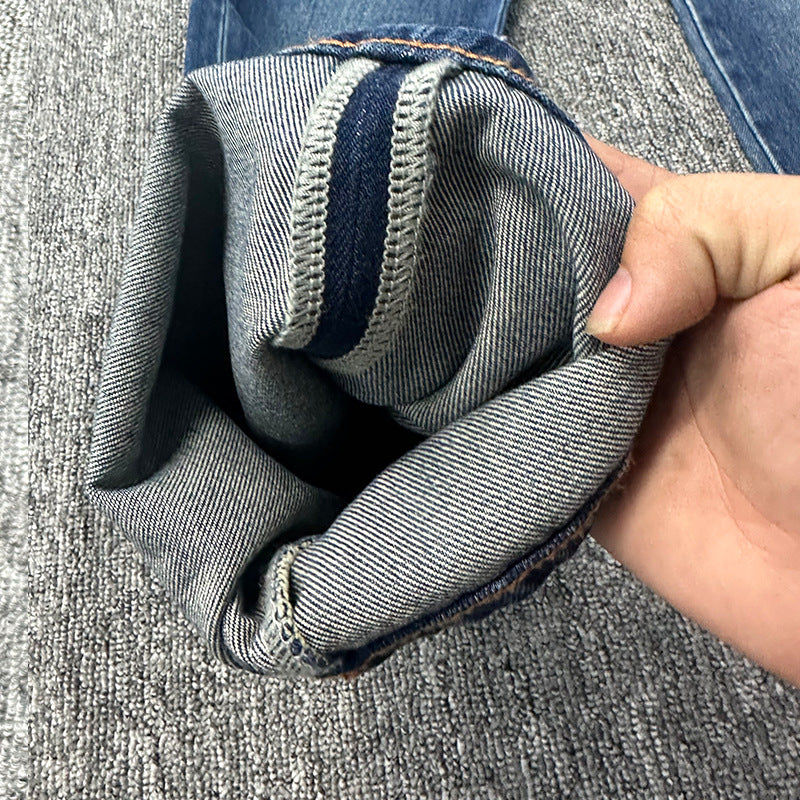 Dame Stretch-Jeans med høj talje og komfortabel indvendig linning Stilla