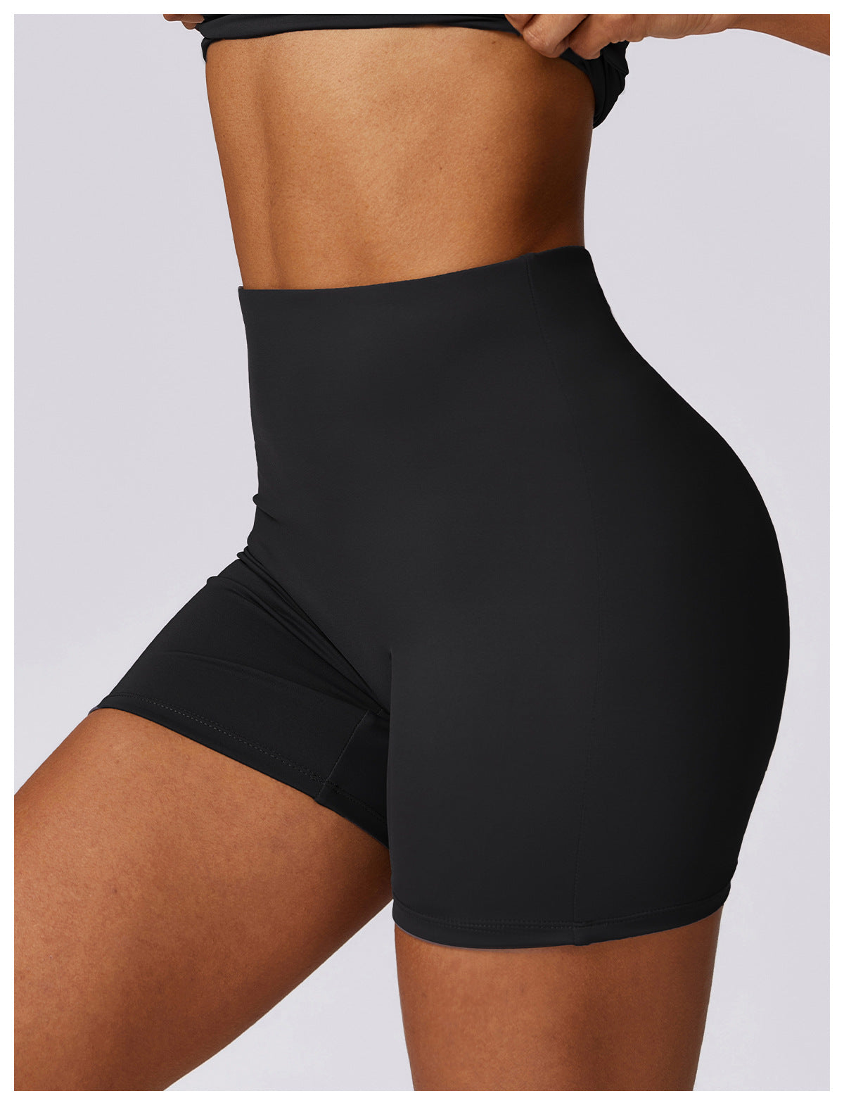 Stilla | Talje Hofte Hæv Yoga Shorts Kvinder Slim Fit Løbe Shorts, Mave Kontraherende Fitness Bukser