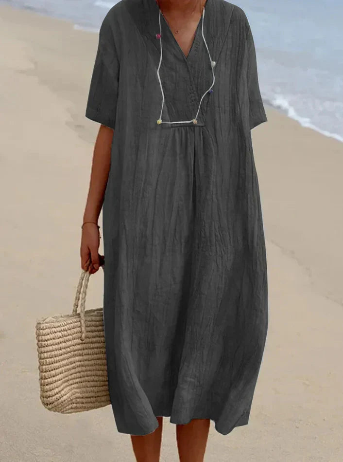 Stilla | Linned Let Sommerkjole