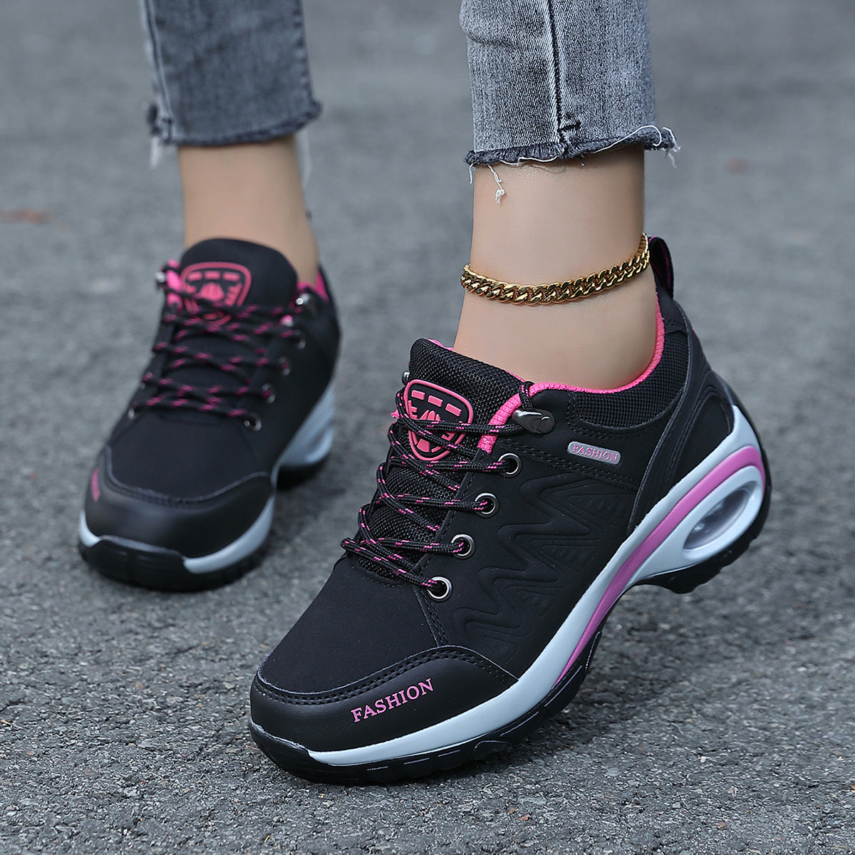 Dame Sporty Mode Sneakers med luftpude støtte Stilla