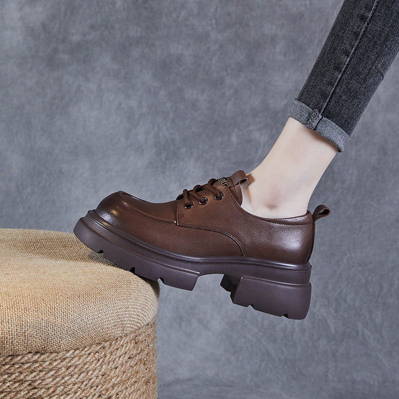 Dame Chunky Casual Snøre sneakers med forhøjet bund og Comfort Fit Stilla