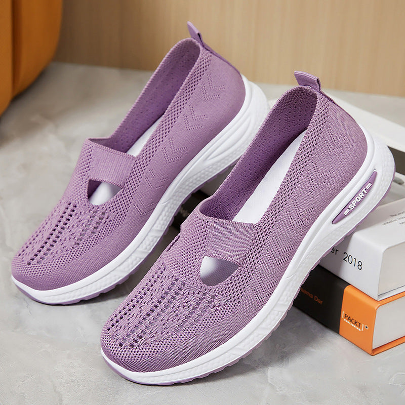 Dame Lettere Slip-On Sportssko med åndbart overmateriale og skridsikker sål Stilla