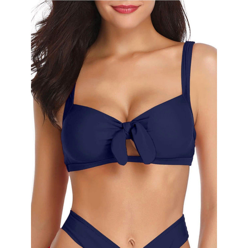 Dame bikini top med elegant knude Stilla