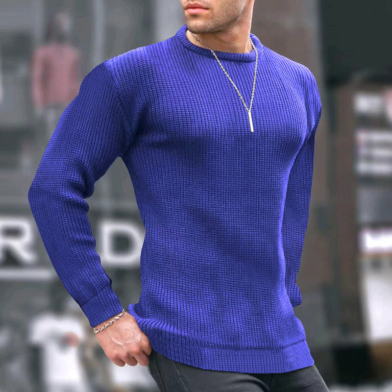 Herre casual sweatshirt lavet af struktureret stof Stilla
