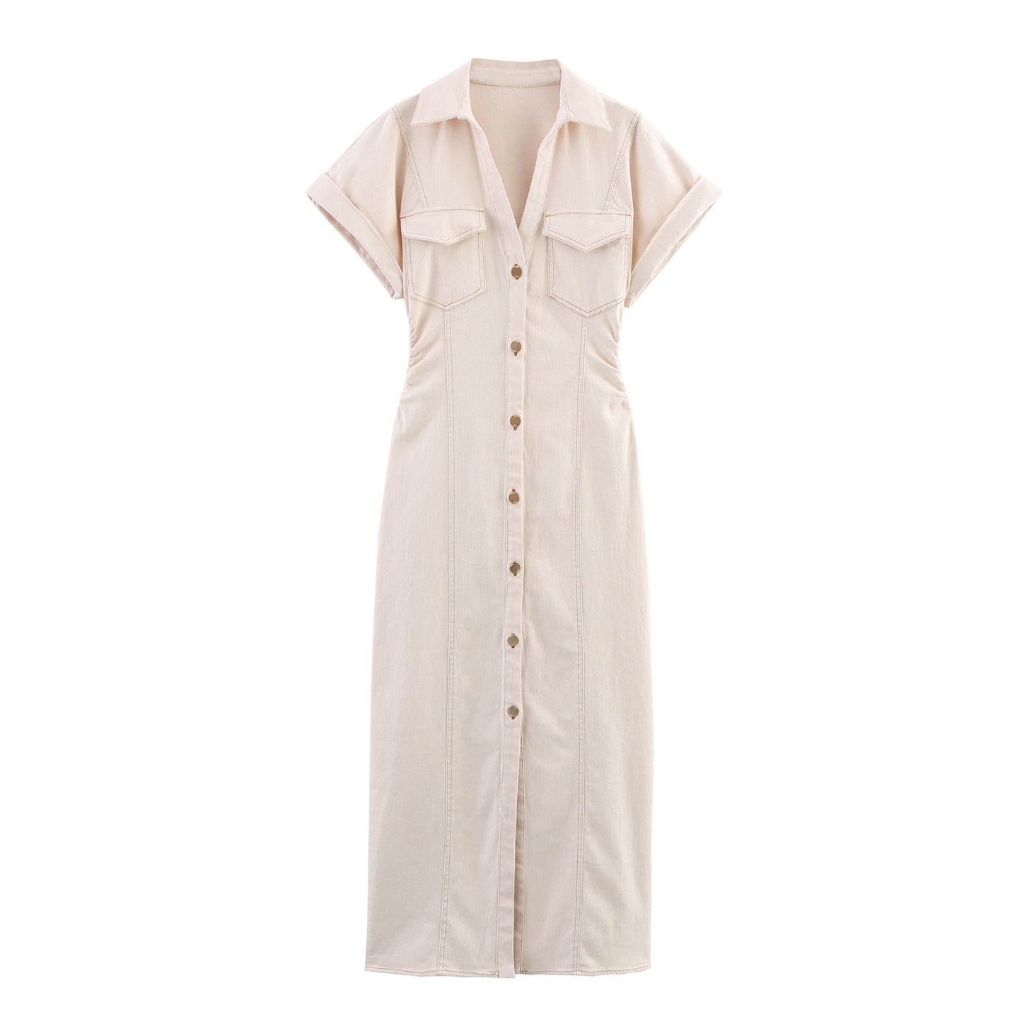 Femme Utility Shirt Kjole Stilla