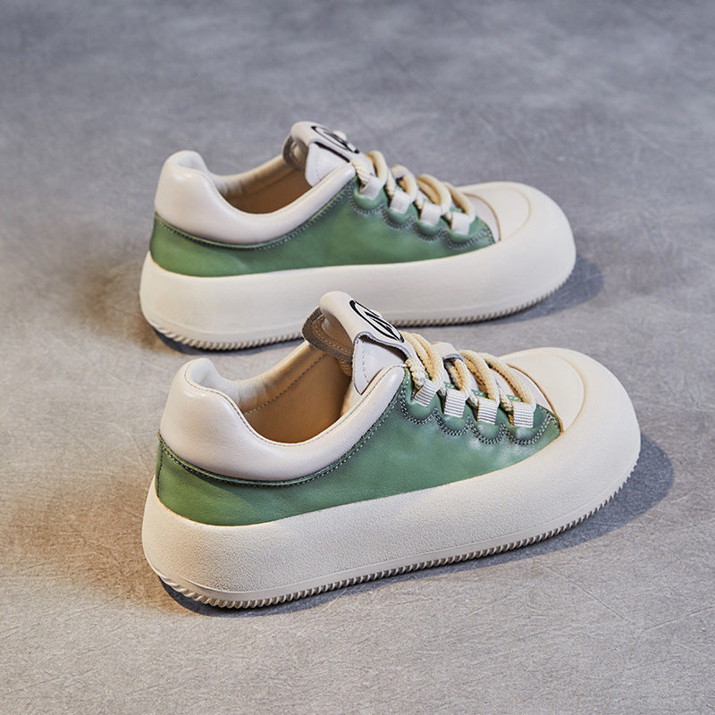Herre Casual Platform Sneakers Stilla