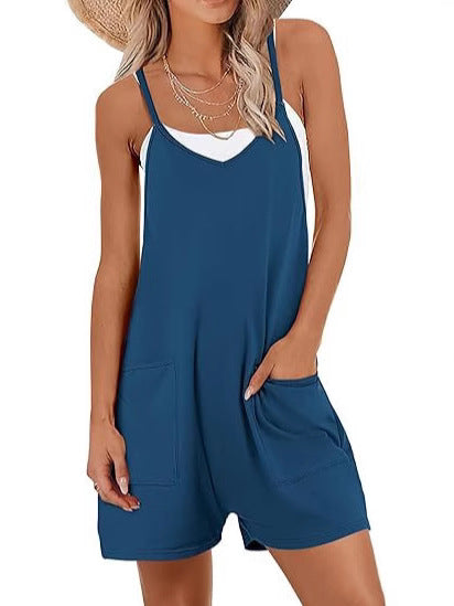 Dame fritids ærmeløs jumpsuit med lommer Stilla