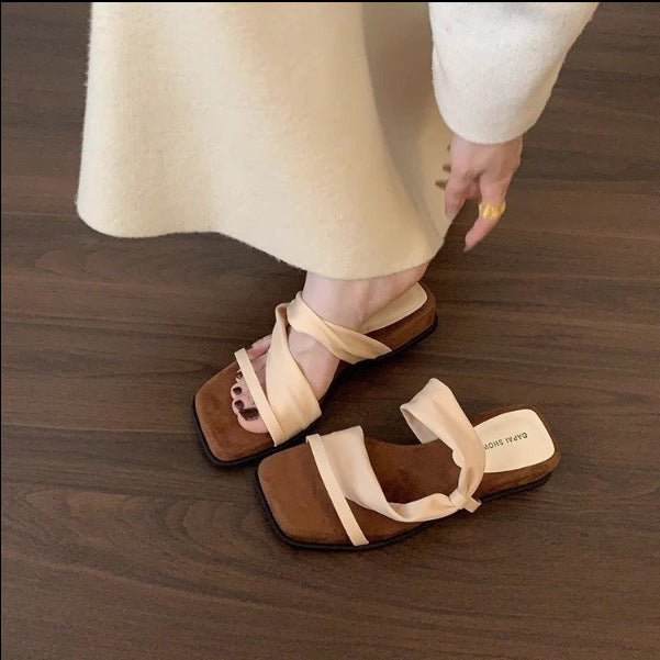 Dame Krydsbånd Slip-On Sandaler Stilla