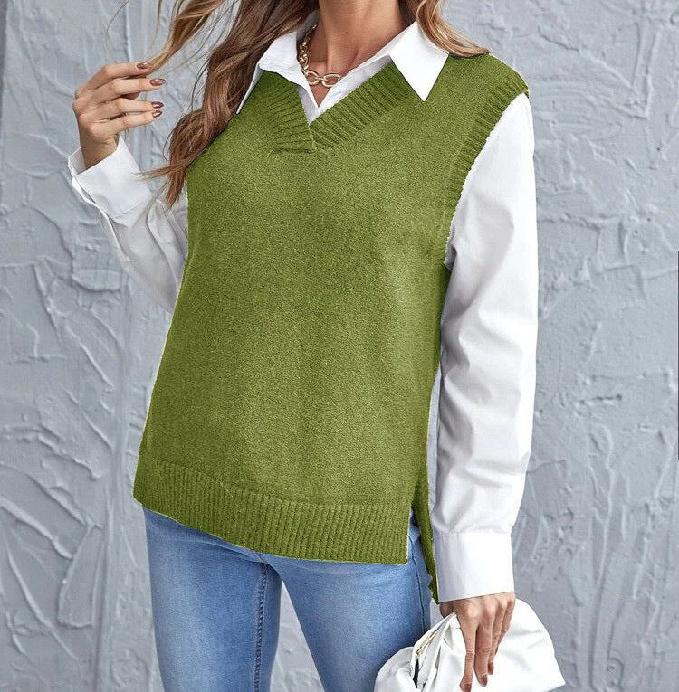 Dame elegant strikvest Stilla