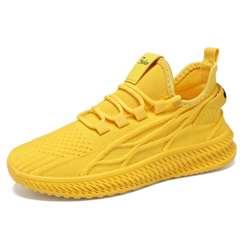 Dame Åndbare Fitness-Sneakers med elastisk snøresystem og stødabsorberende sål Stilla