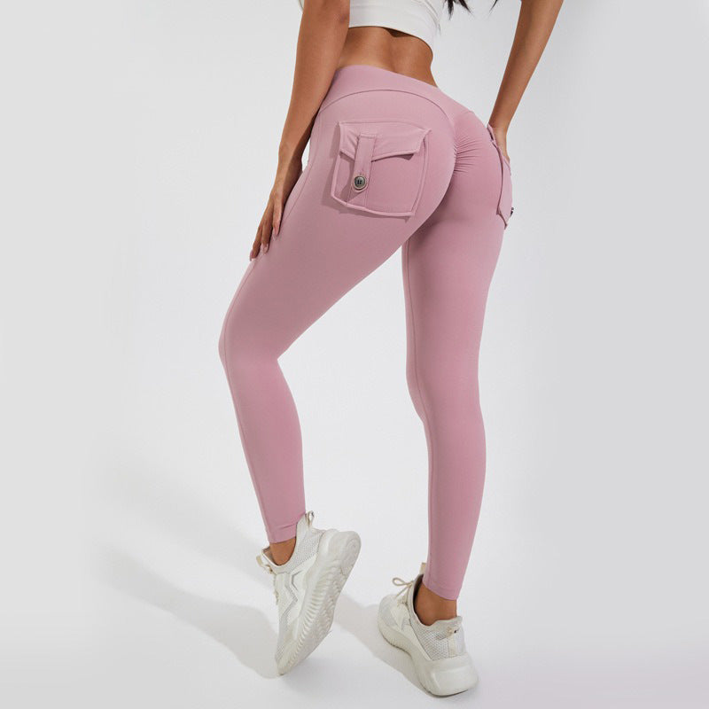 Damer Sporty Leggings med praktiske lommer Stilla