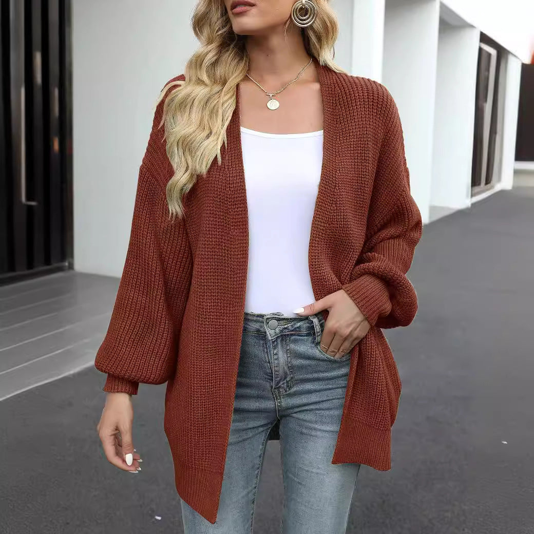 Femme Oversized Chunky Strikjakke Stilla