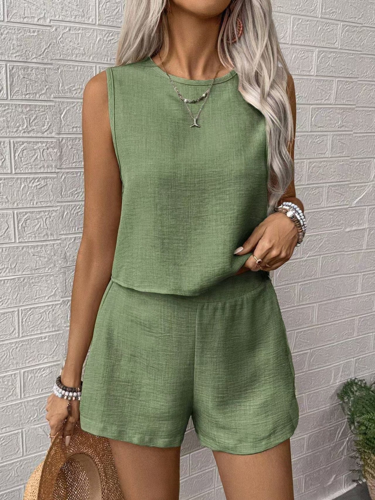 Dame Løs Kort Jumpsuit Stilla