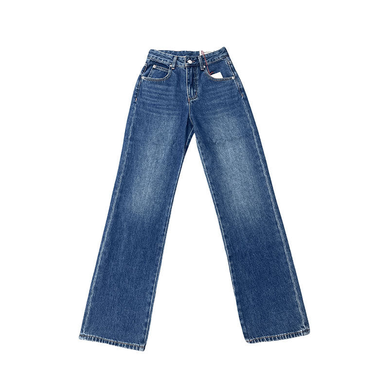 Dame Stretch-Jeans med høj talje og komfortabel indvendig linning Stilla