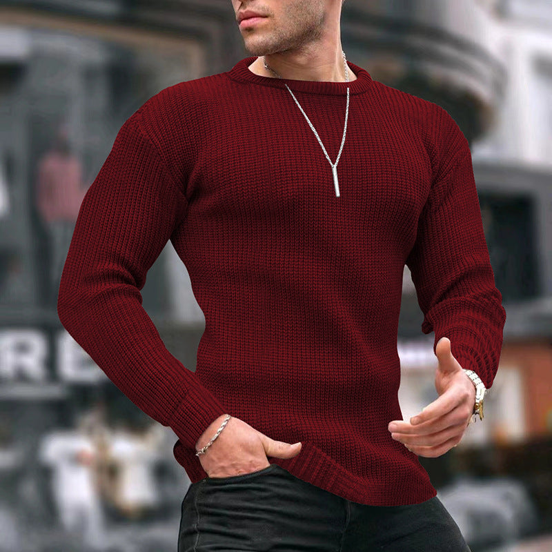 Herre casual sweatshirt lavet af struktureret stof Stilla