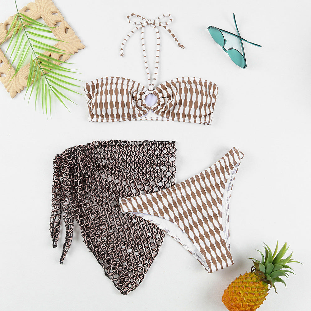 Dame Bikini-Sæt med trendy knude detalje og kvalitetsstof Stilla