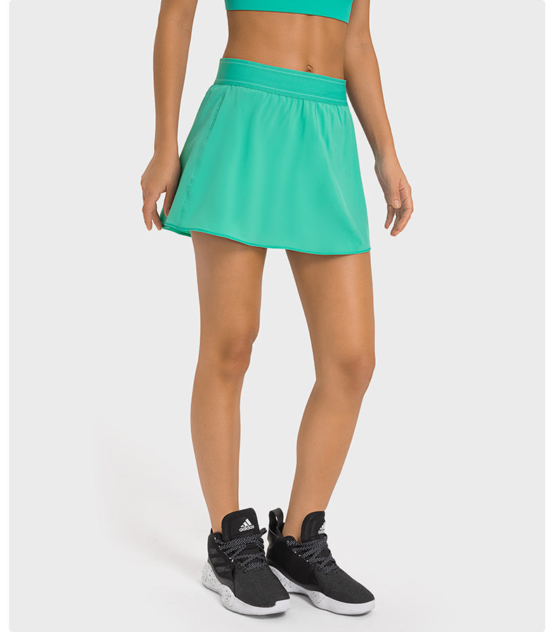 Stilla | Waist Kølende Tennis Skort Hurtigtørrende, Åndbar & Indbyggede Shorts