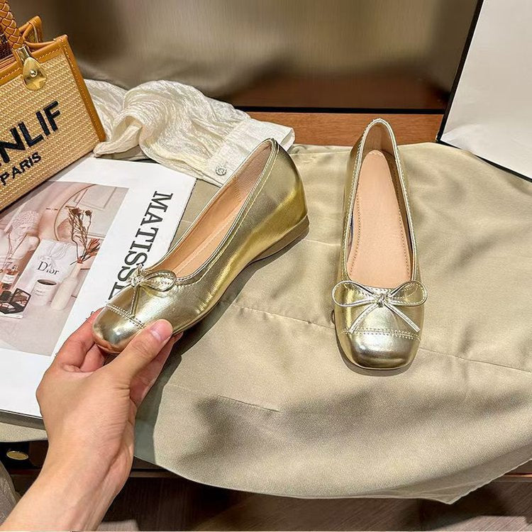 Dame Ballerinas med modeshøjdepunkts detaljer og høj kvalitets sål Stilla