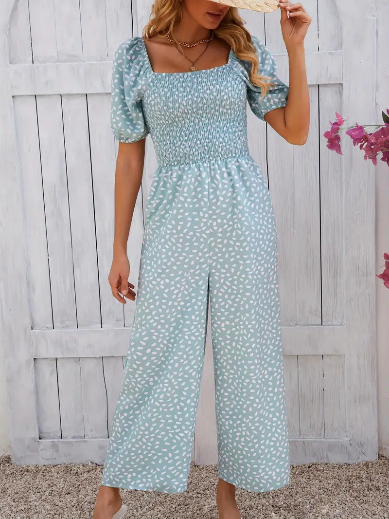 Dame Floral Elegant Jumpsuit Stilla
