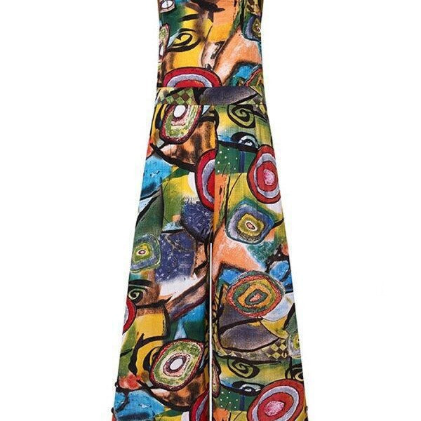 Femme Stilfuld Vidbenet Overalls-Jumpsuit Stilla