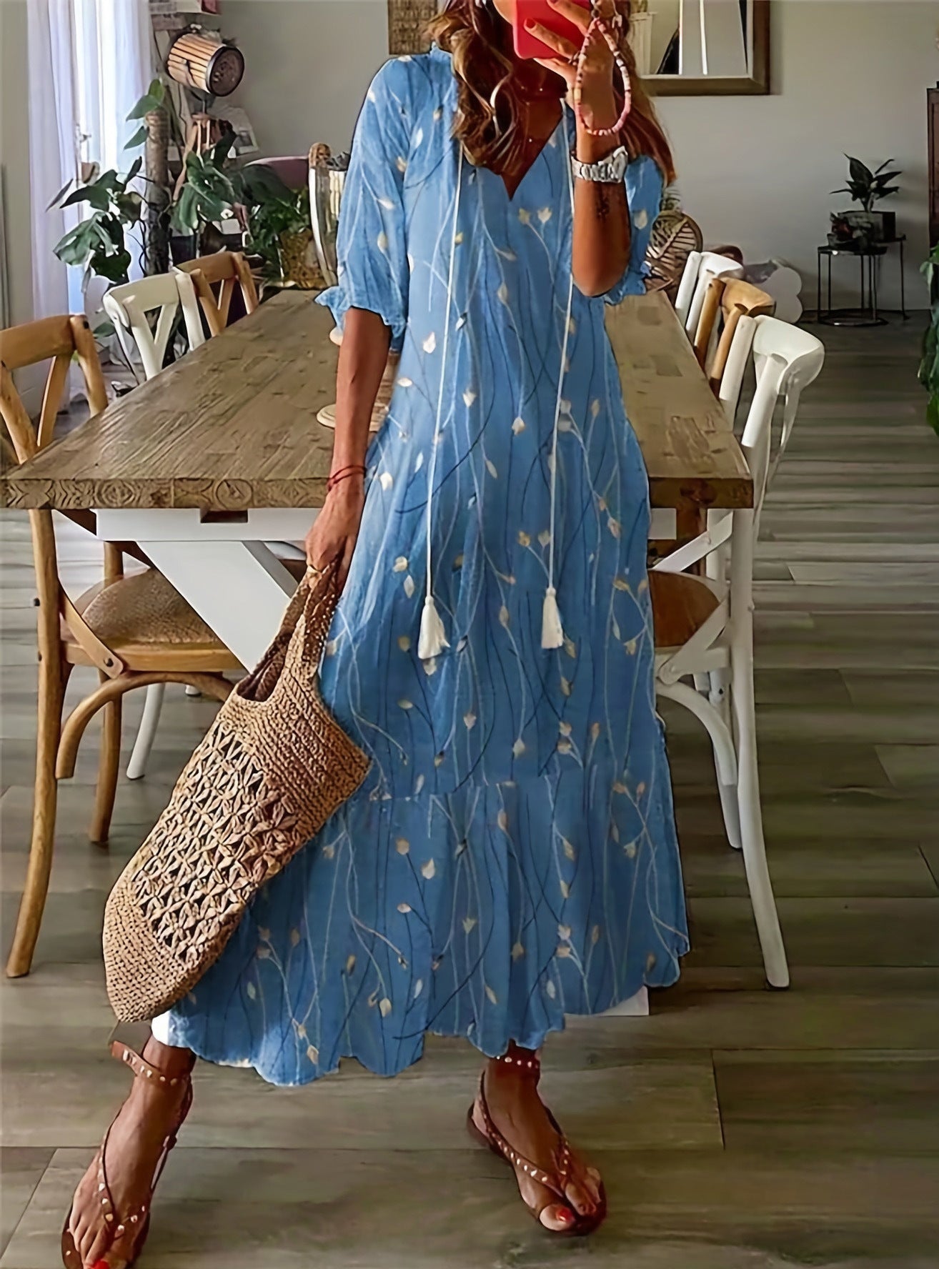 Stilla | Elegant Lang Sommerkjole