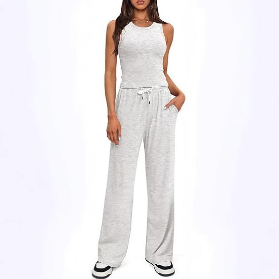 Dame fritids overalls med bredt ben og justerbar talje Stilla
