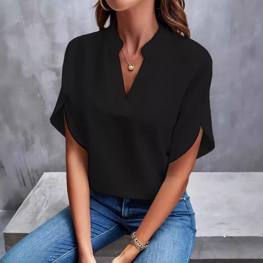 Dame bluser skjorte med casual snit og elegante detaljer Stilla