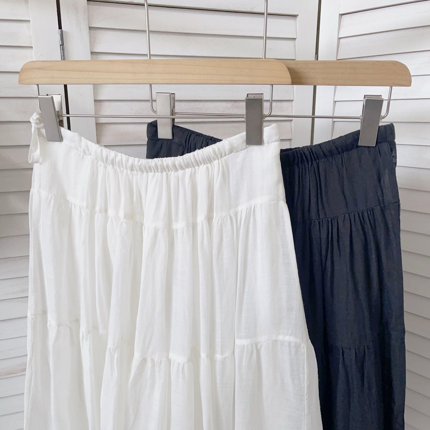 Dame Flydende Bohemian Maxi Nederdel med Spids Stilla