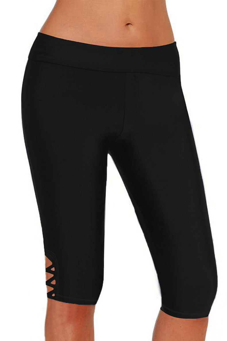 Dame funktionsleggings med moderigtig cut-out design Stilla