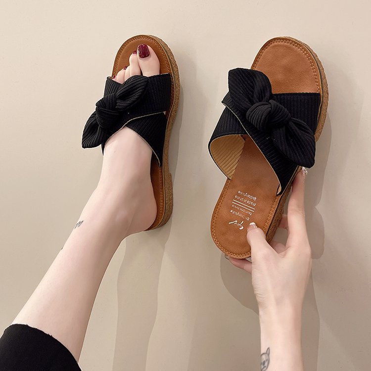 Dame Behagelige Trendy Sandaler med Knot-Design Stilla