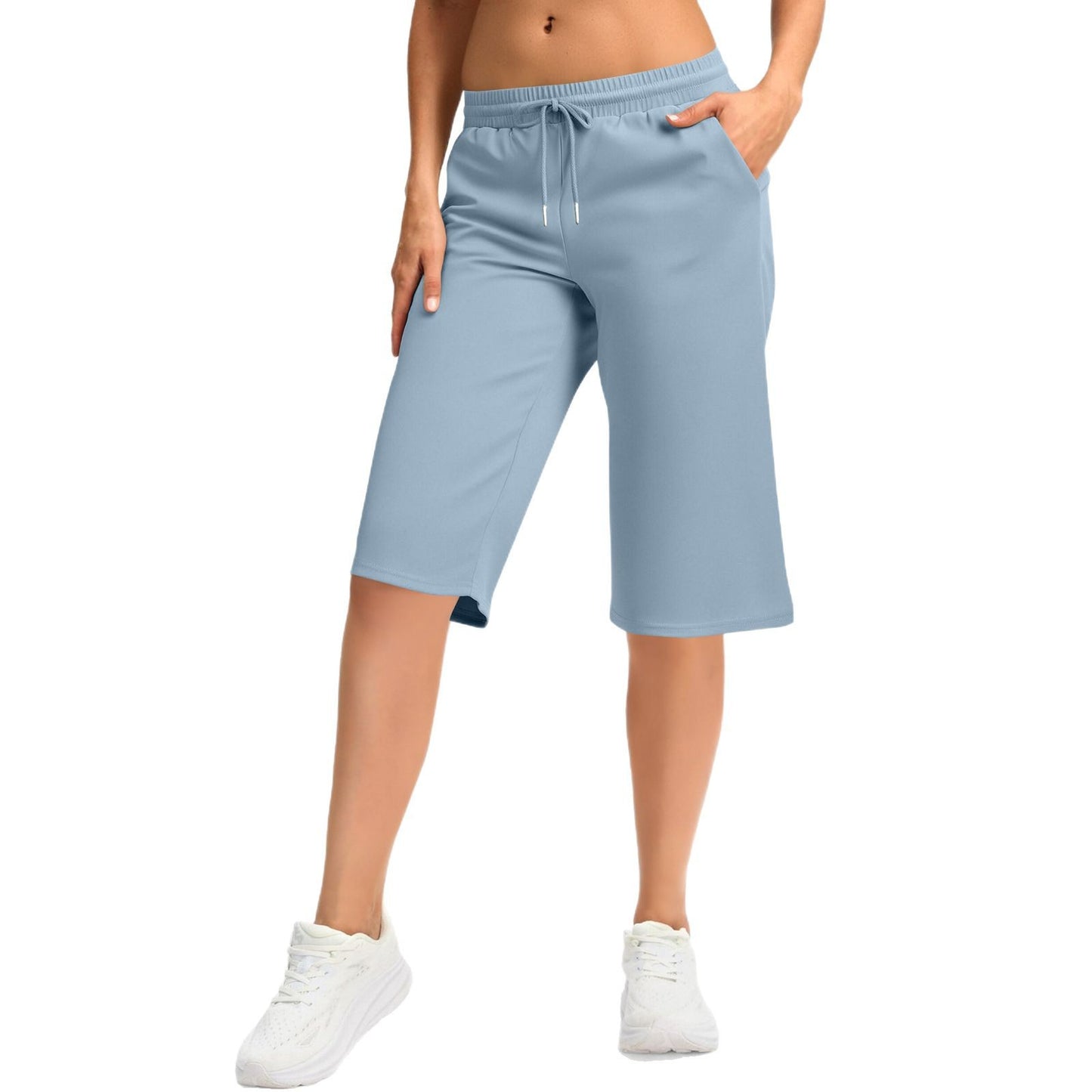Dame Sporty Bermudashorts med praktiske lommer Stilla