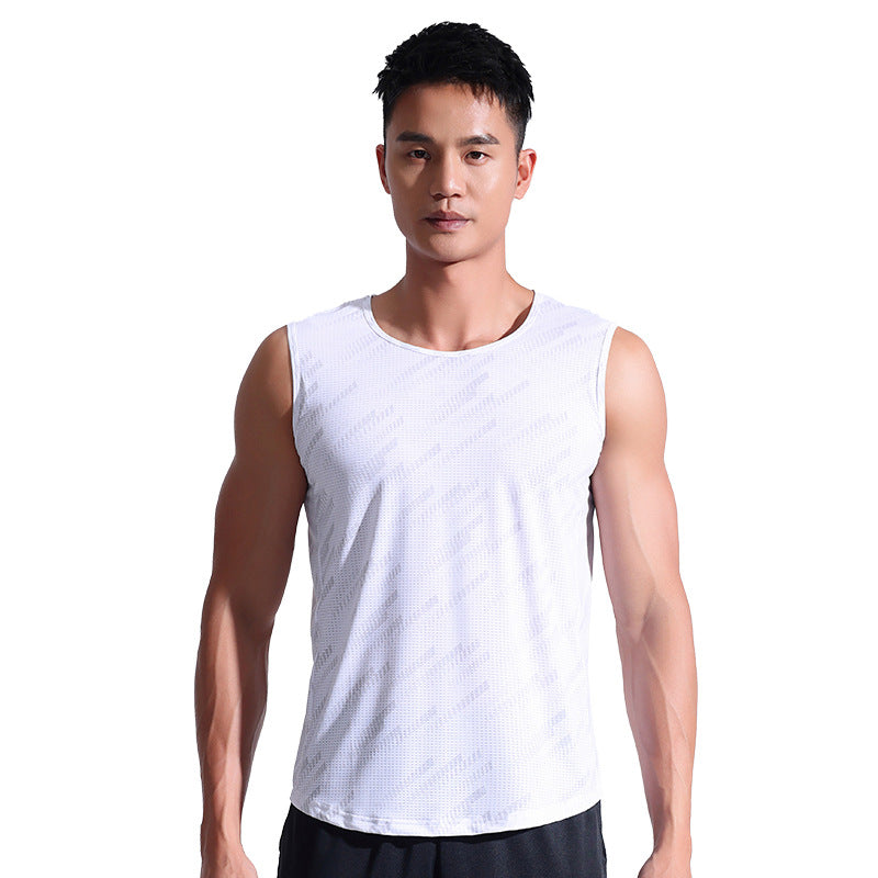 Herrer Sporty funktionel shirt uden ærmer med høj fugtstyring og åndbare egenskaber Stilla
