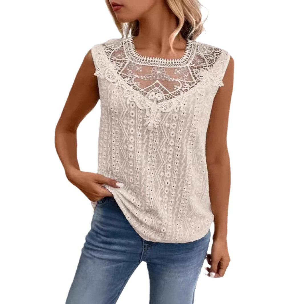Dame Spids-Forbundet Boho Top Stilla