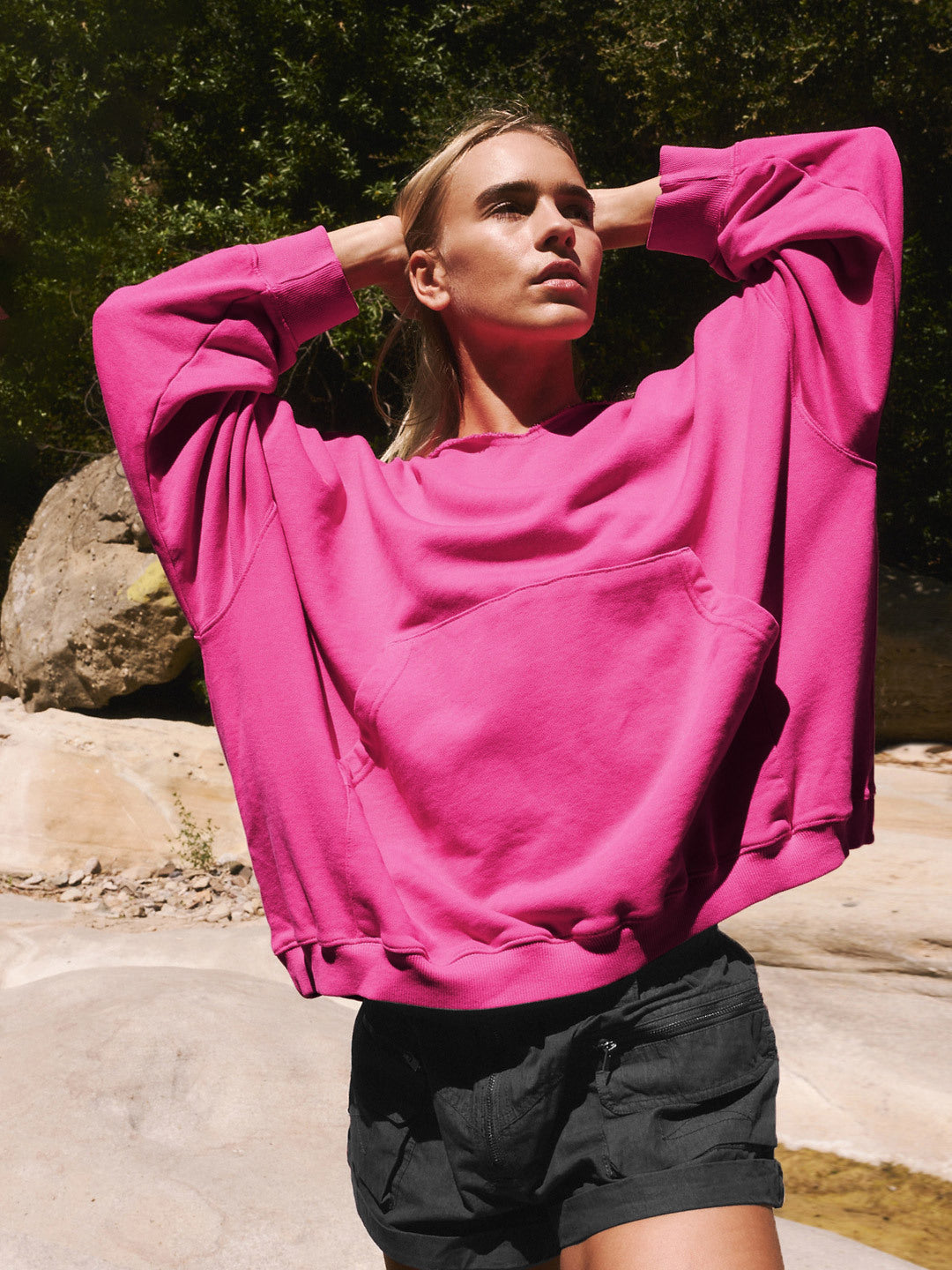 Damer Komfortabel Oversized Sweater med legende detaljer Stilla