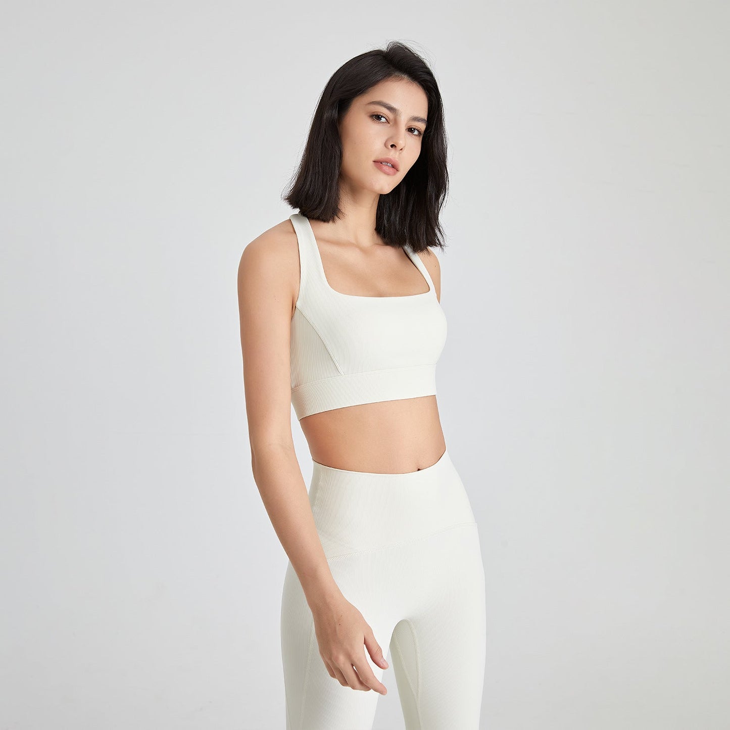 Stilla | Back U Hals Stødabsorberende Yoga Bh Nude Feel Push up Fitness Vest Til Kvinder