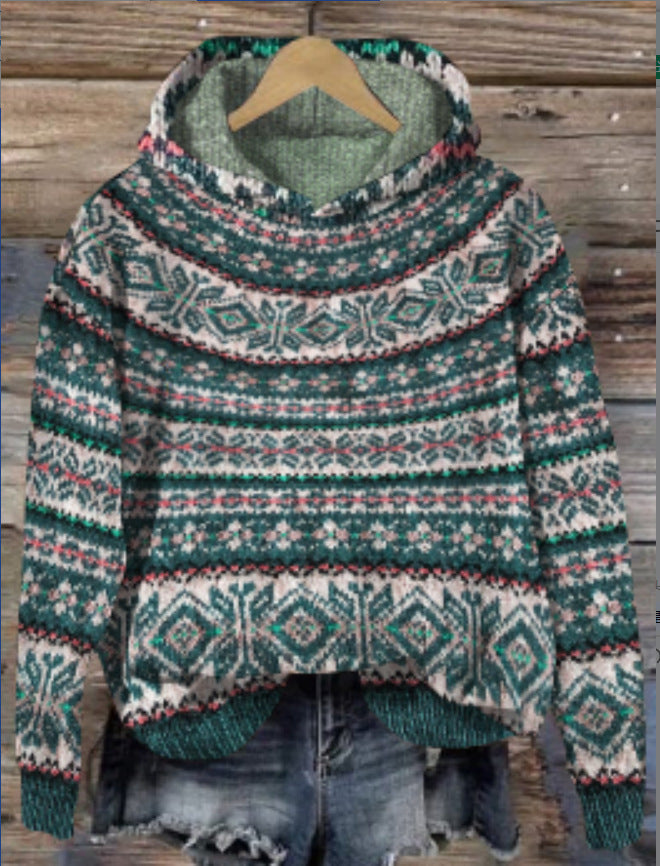 Stilla | Etnisk Retro Hoodie
