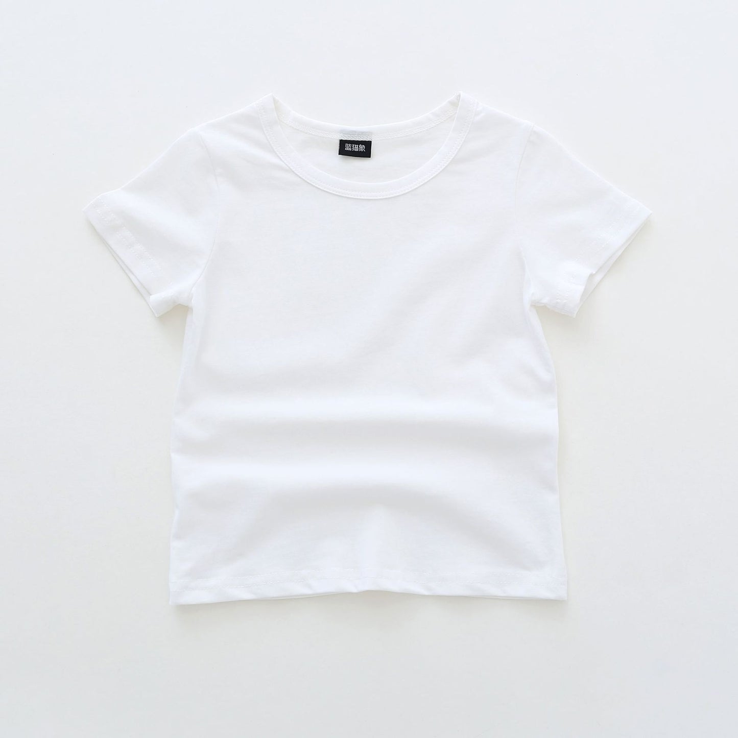 Børns Kortærmet Basic Rundhalset T-Shirt Stilla