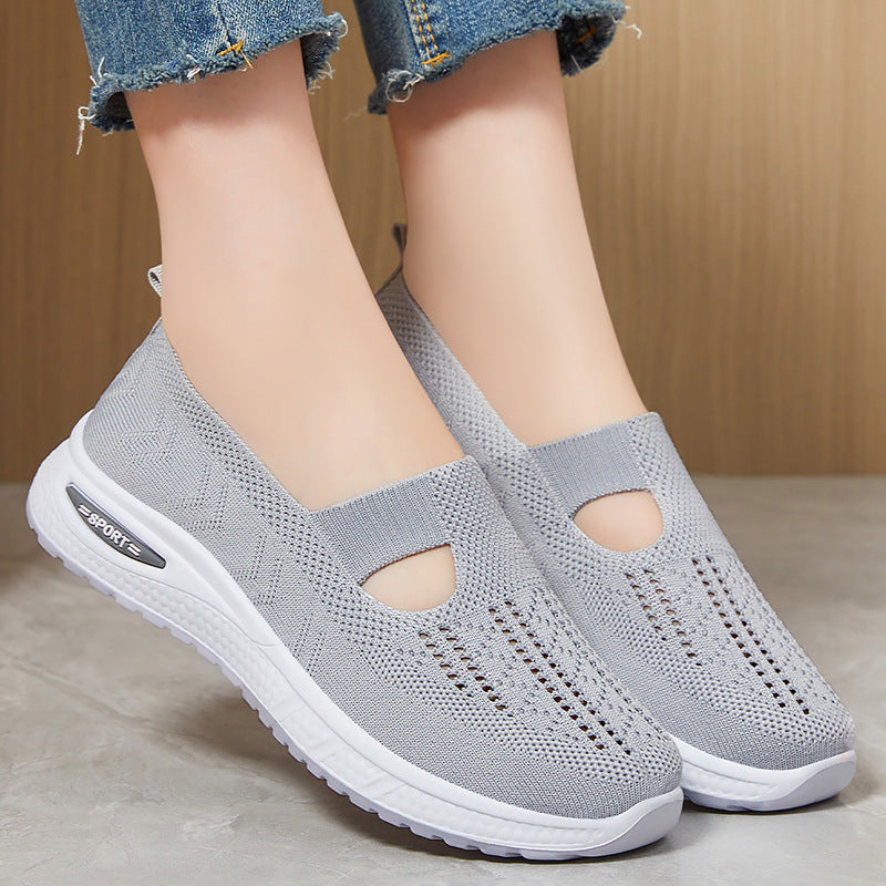 Dame Lettere Slip-On Sportssko med åndbart overmateriale og skridsikker sål Stilla