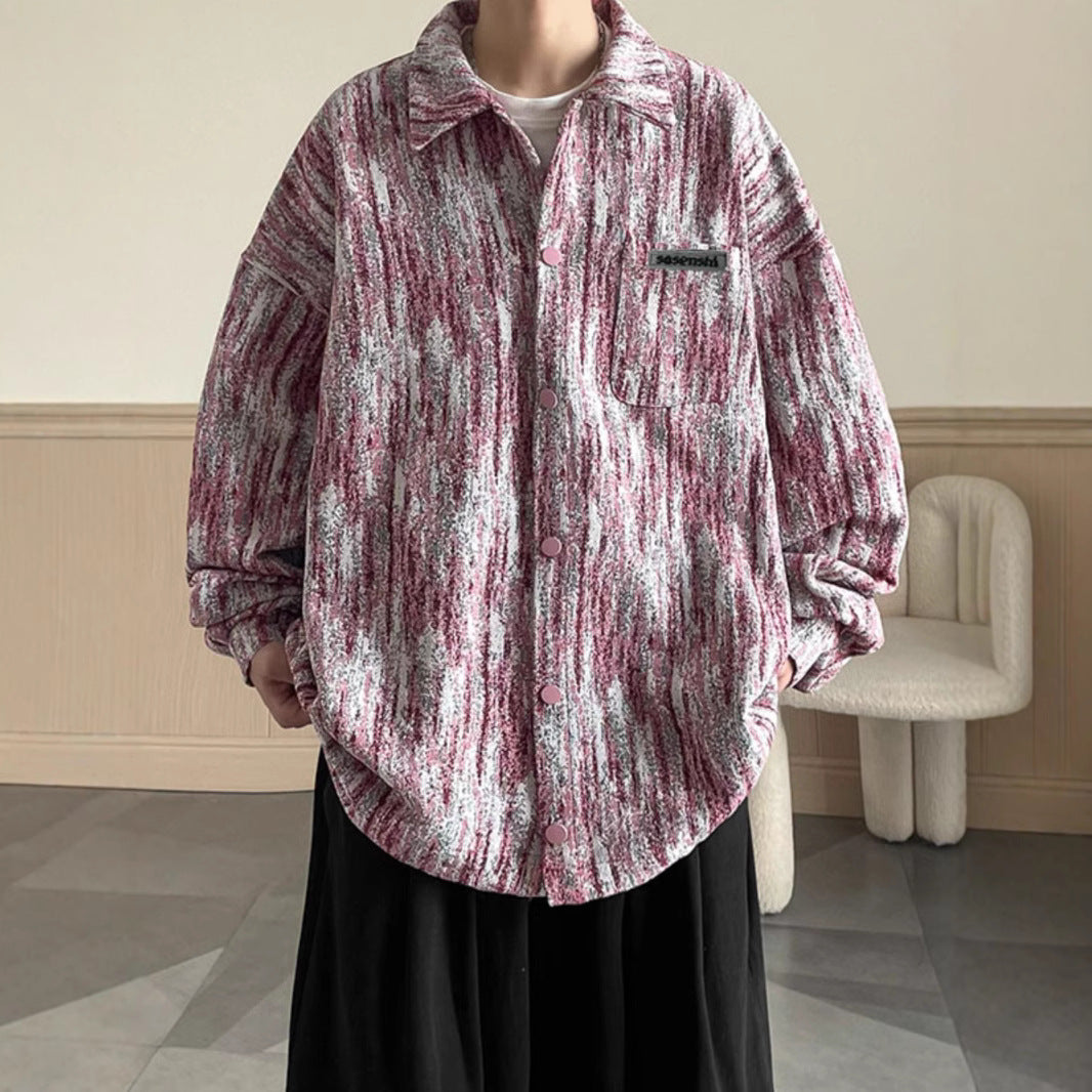 Dame plus size jakke i struktureret stof Stilla