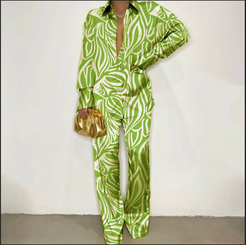 Dame Modeoversized Jumpsuit med kreative mønstre Stilla