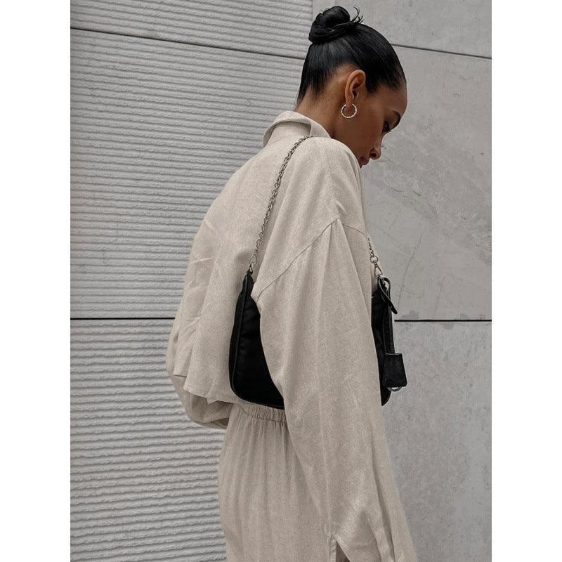 Dame Kvalitets Bluser T-shirt med elastisk Talje-design Stilla