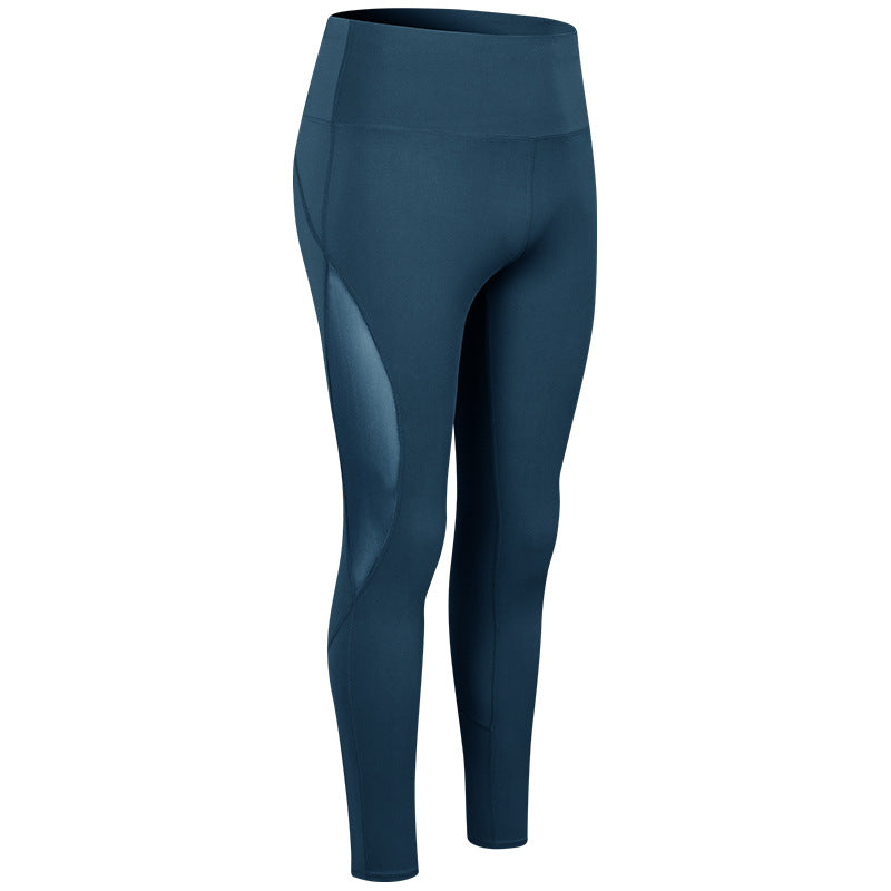 Dame Højskårne Sport-Leggings med åndbart mesh og elastisk talje Stilla