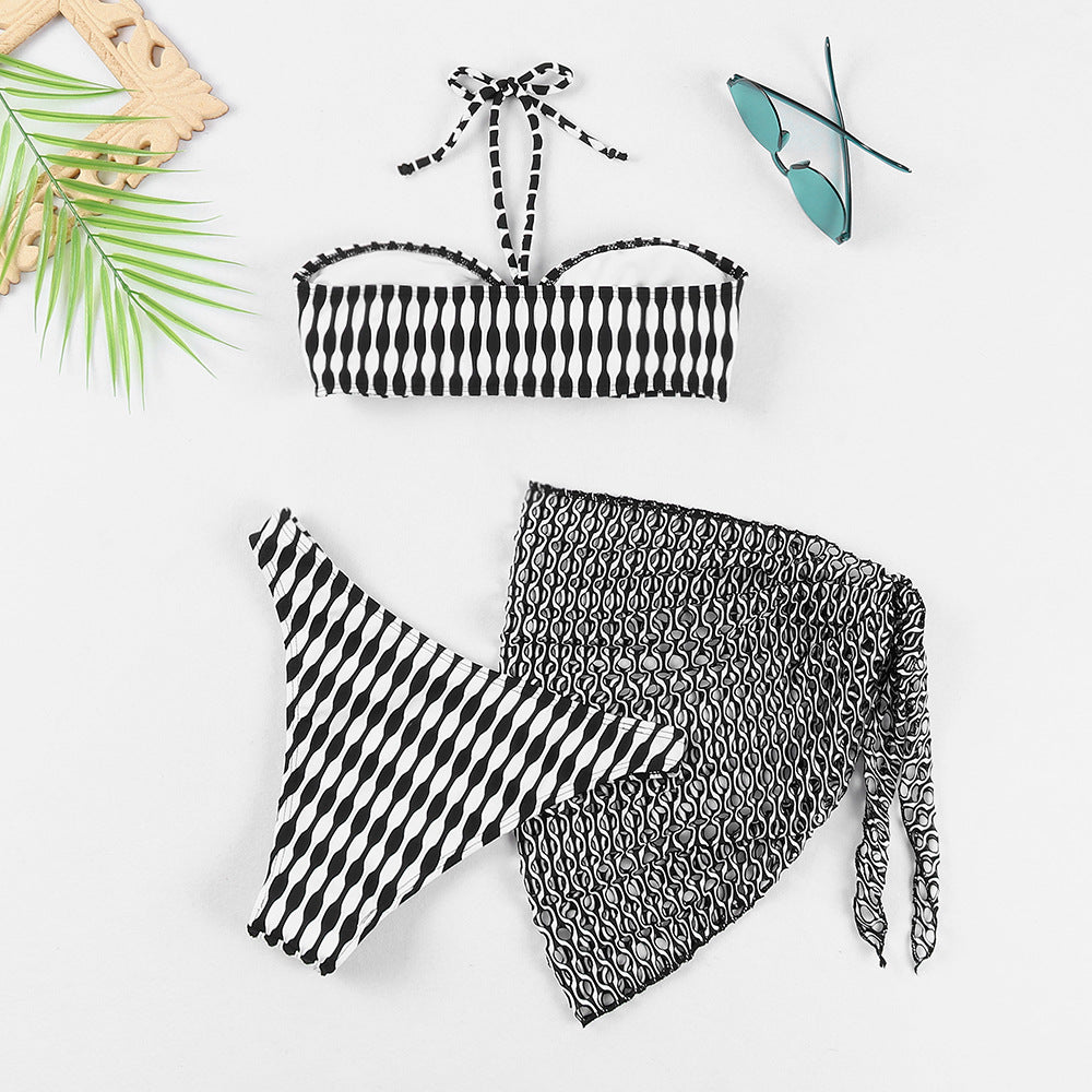 Dame Bikini-Sæt med trendy knude detalje og kvalitetsstof Stilla