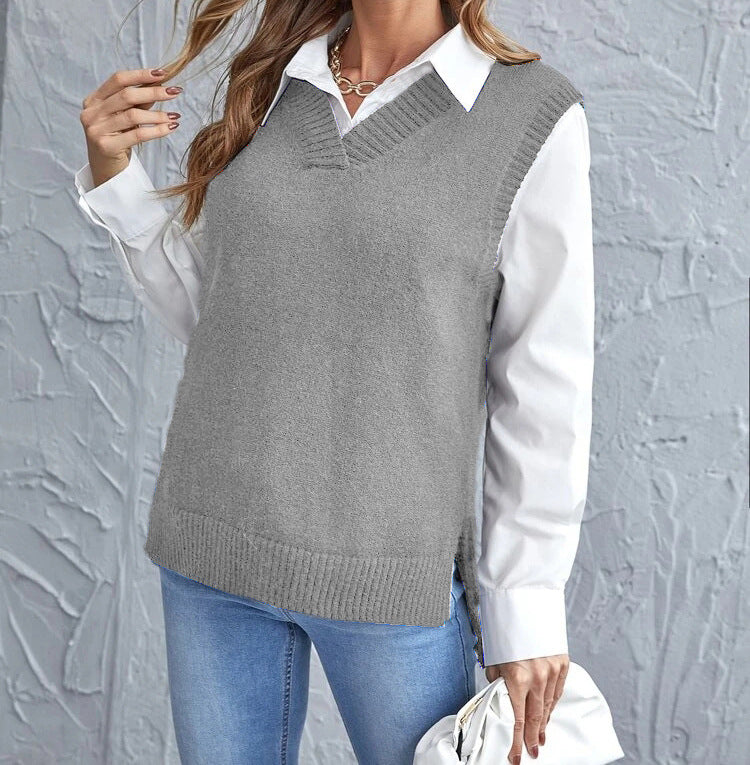 Dame elegant strikvest Stilla