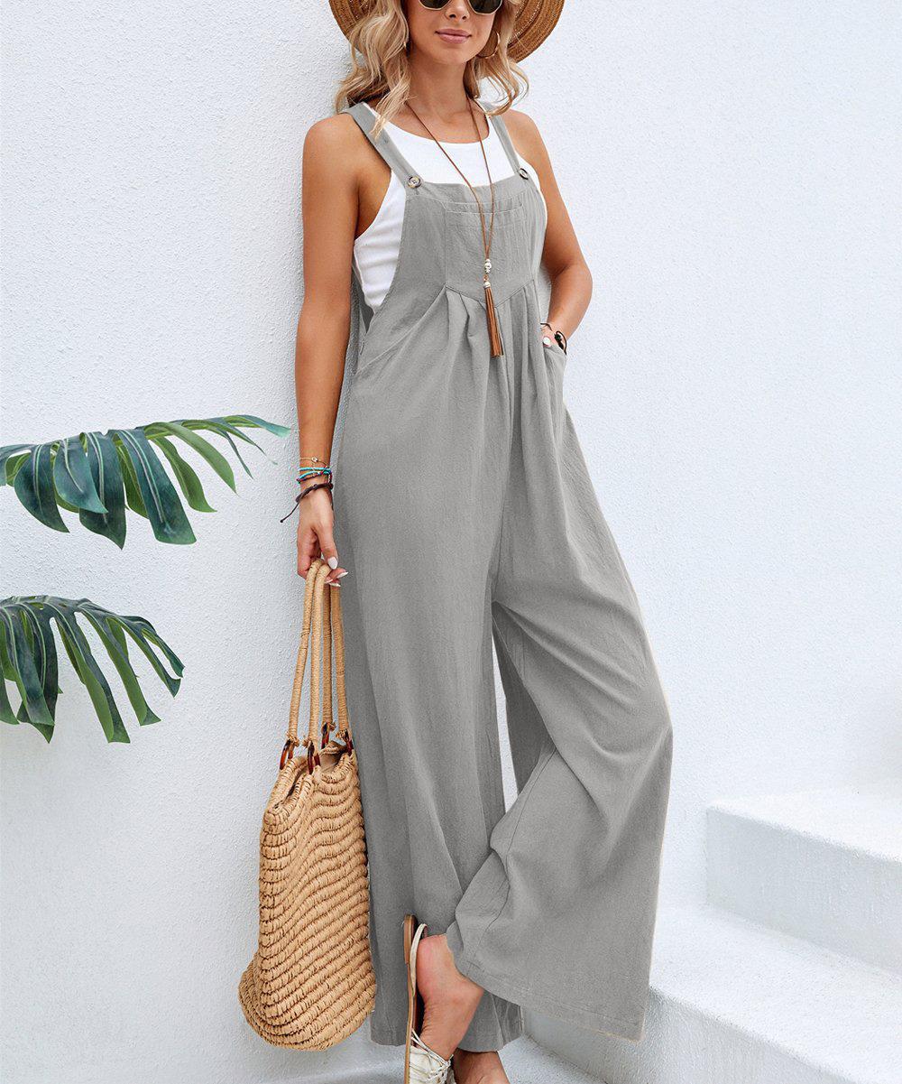 Dame jumpsuit med justerbare stropper Stilla