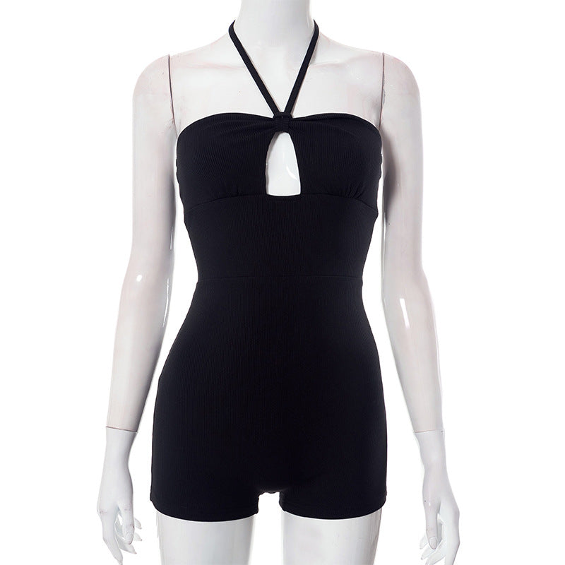 Femme Cut-Out nøglehul jumpsuit Stilla