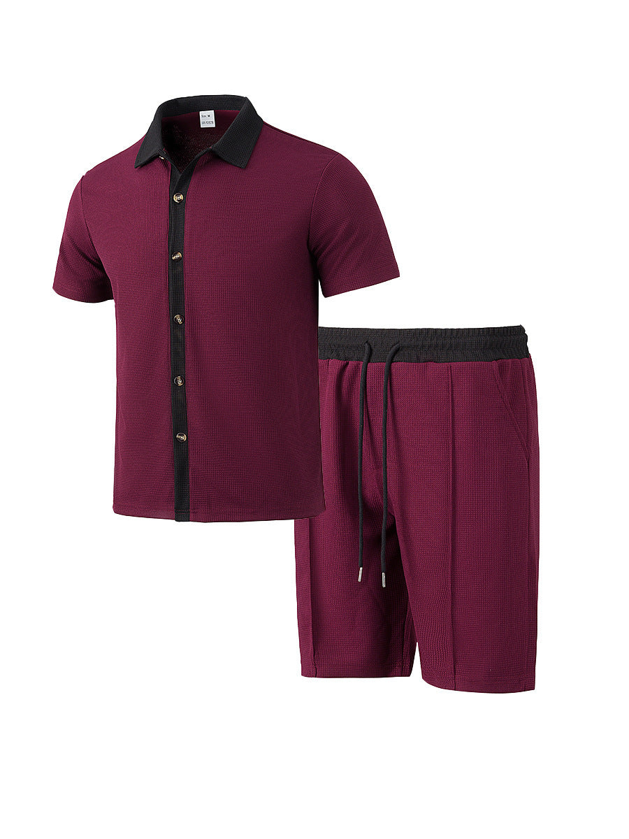 Herre afslappet overdel med shorts Stilla