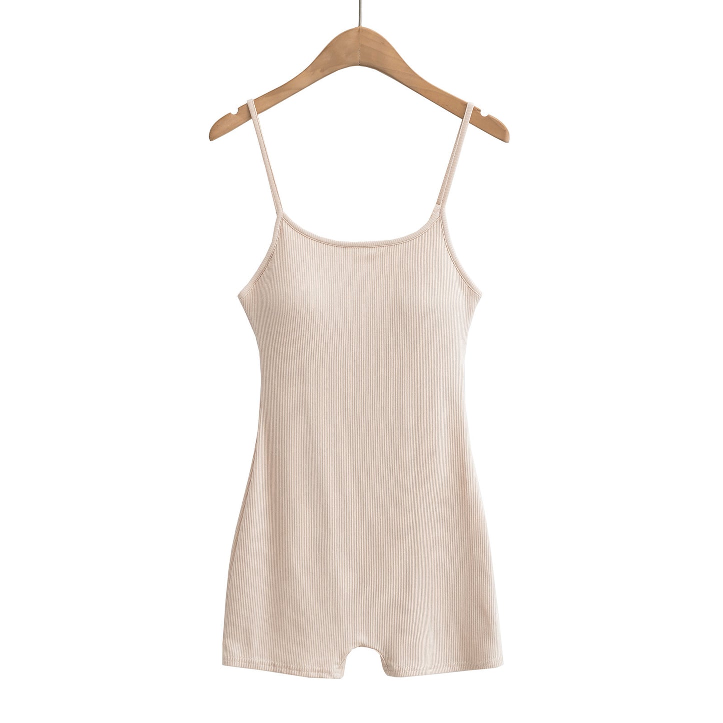 Dame ærmeløs jumpsuit med justerbare stropper og elastisk materiale Stilla